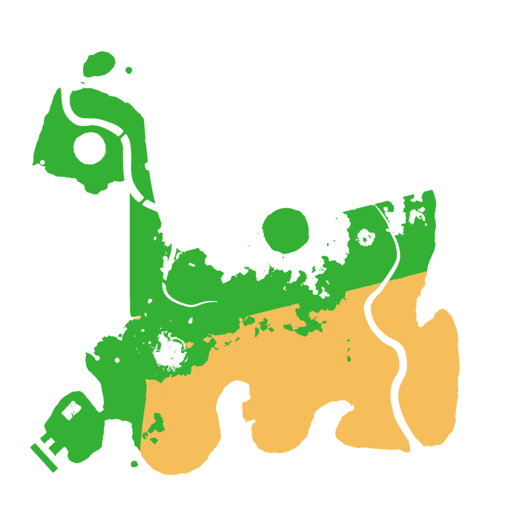 Biome Rust Map: Procedural Map, Size: 3053, Seed: 1