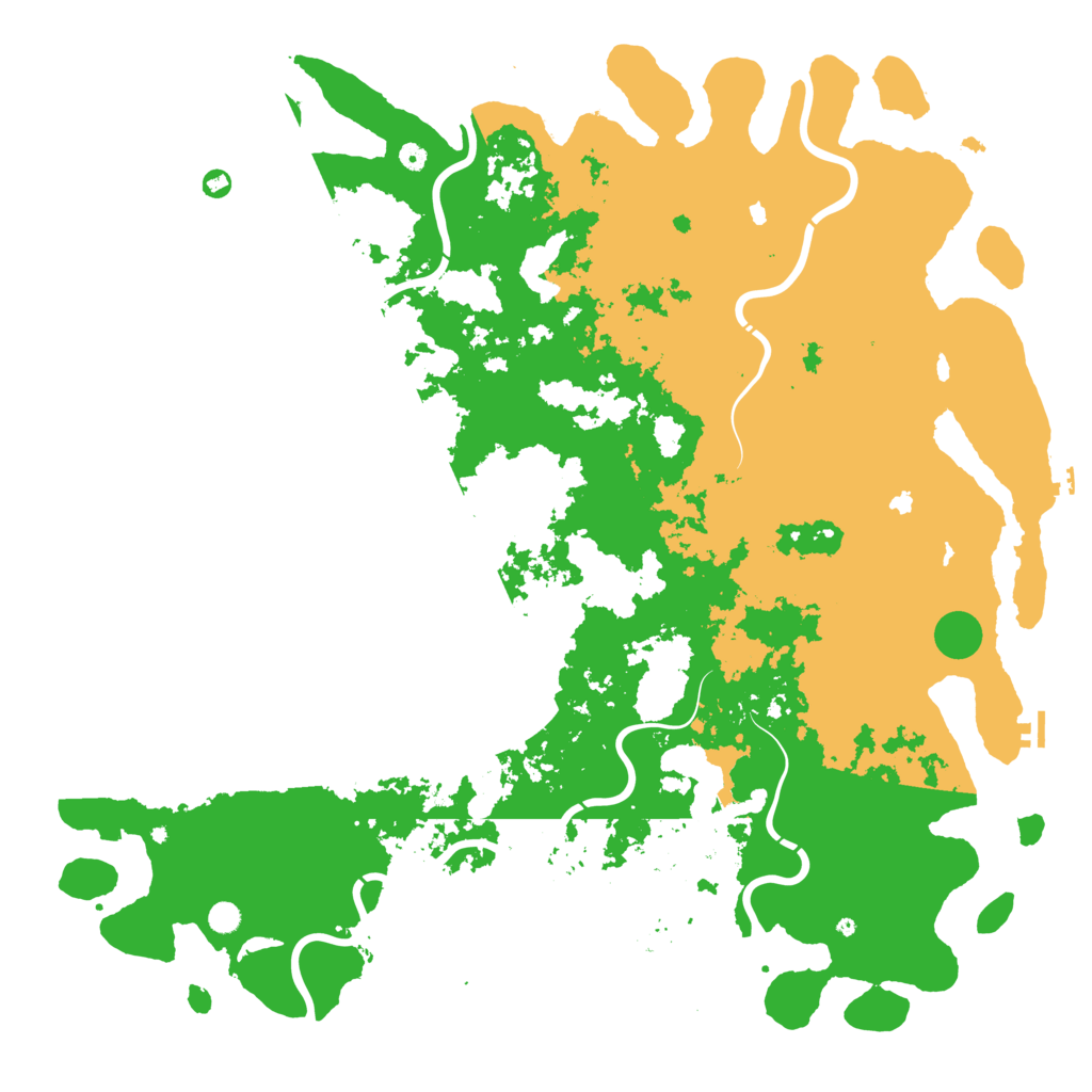 Biome Rust Map: Procedural Map, Size: 6000, Seed: 689752