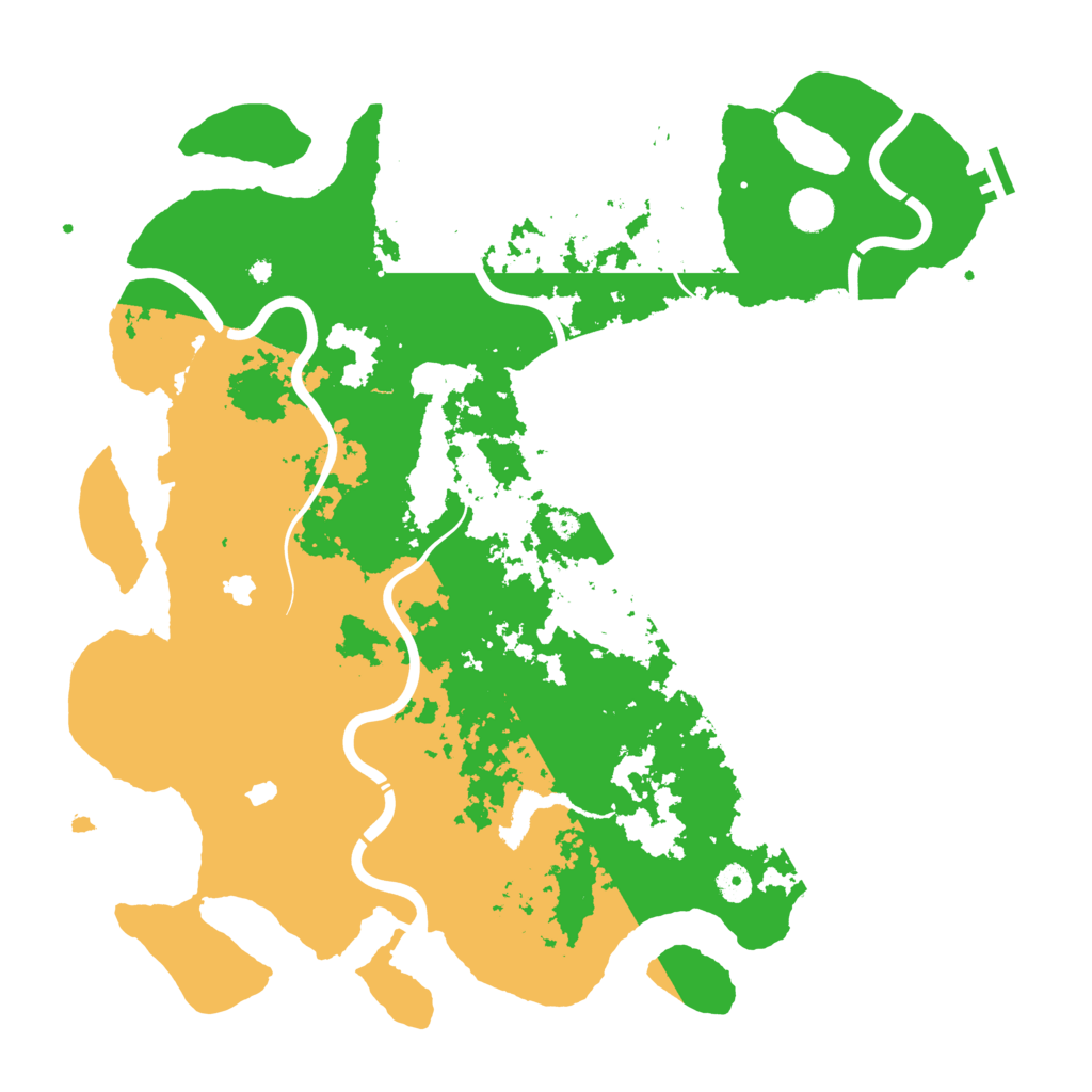 Biome Rust Map: Procedural Map, Size: 4500, Seed: 62948763