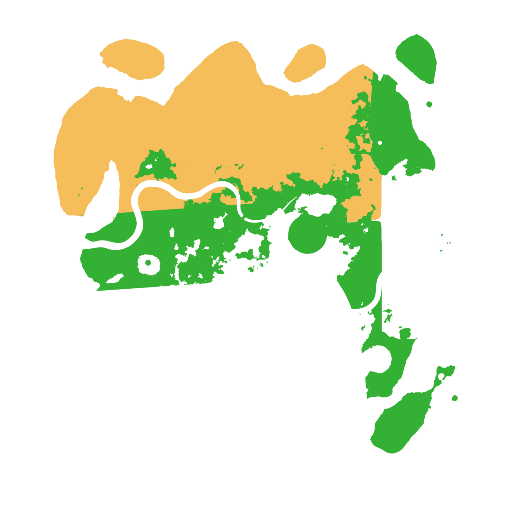 Biome Rust Map: Procedural Map, Size: 3500, Seed: 1390802972