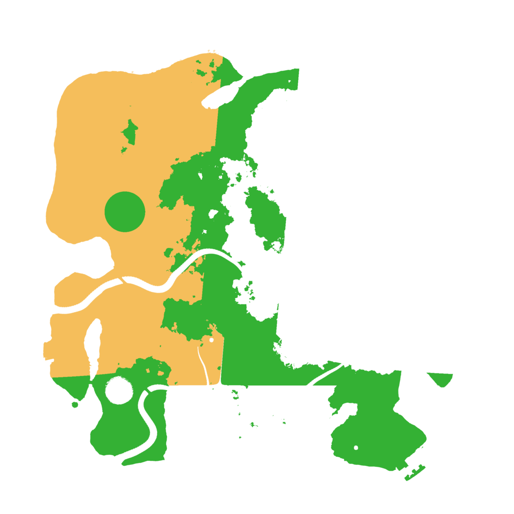 Biome Rust Map: Procedural Map, Size: 3350, Seed: 1402733100