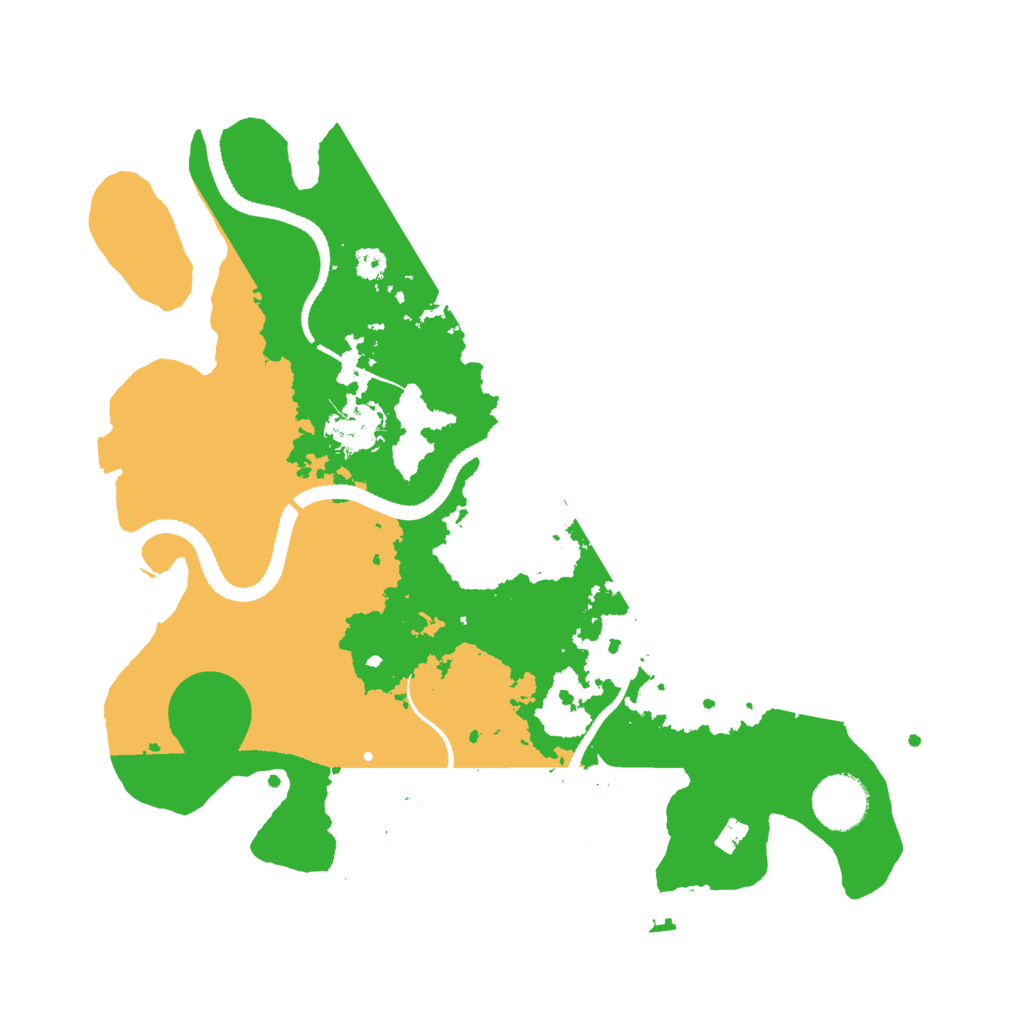 Biome Rust Map: Procedural Map, Size: 3250, Seed: 584836847
