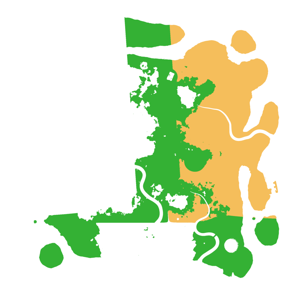 Biome Rust Map: Procedural Map, Size: 3800, Seed: 1821267715