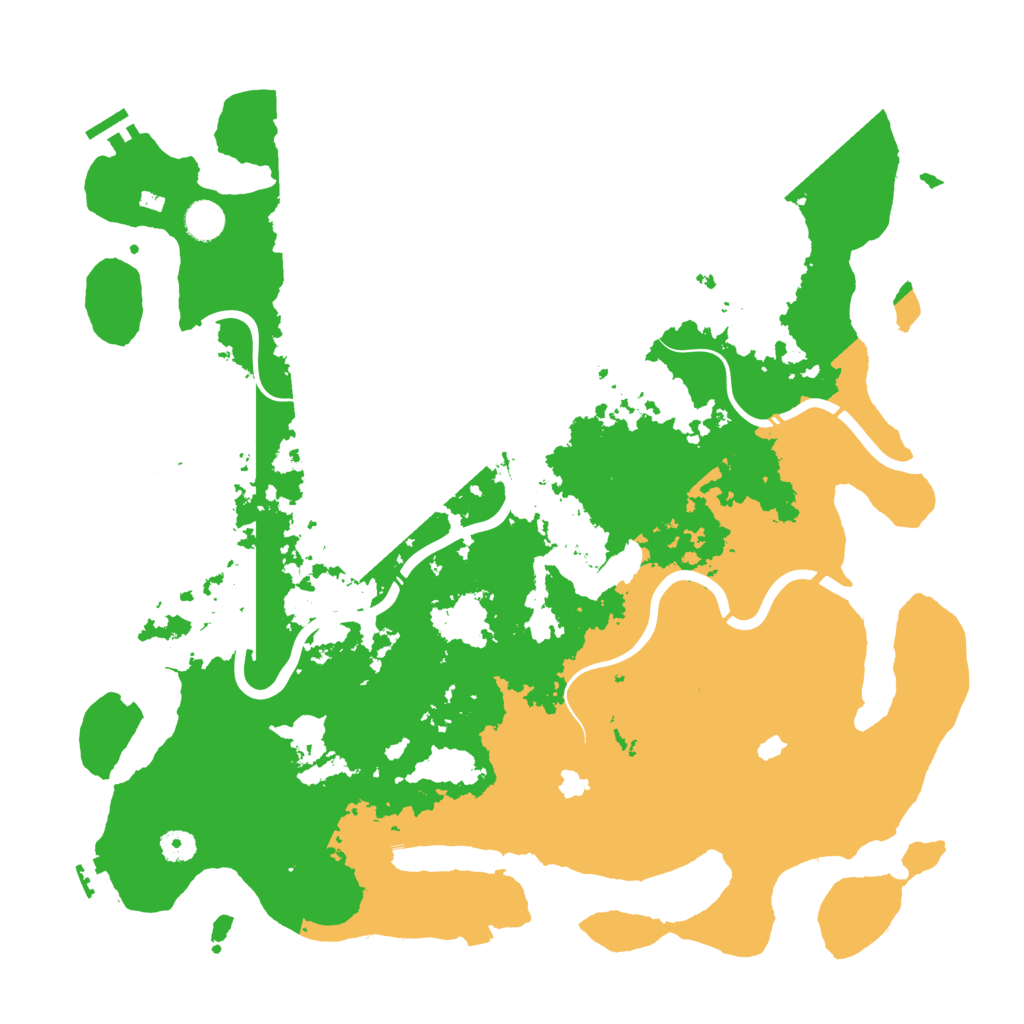 Biome Rust Map: Procedural Map, Size: 4500, Seed: 726360618