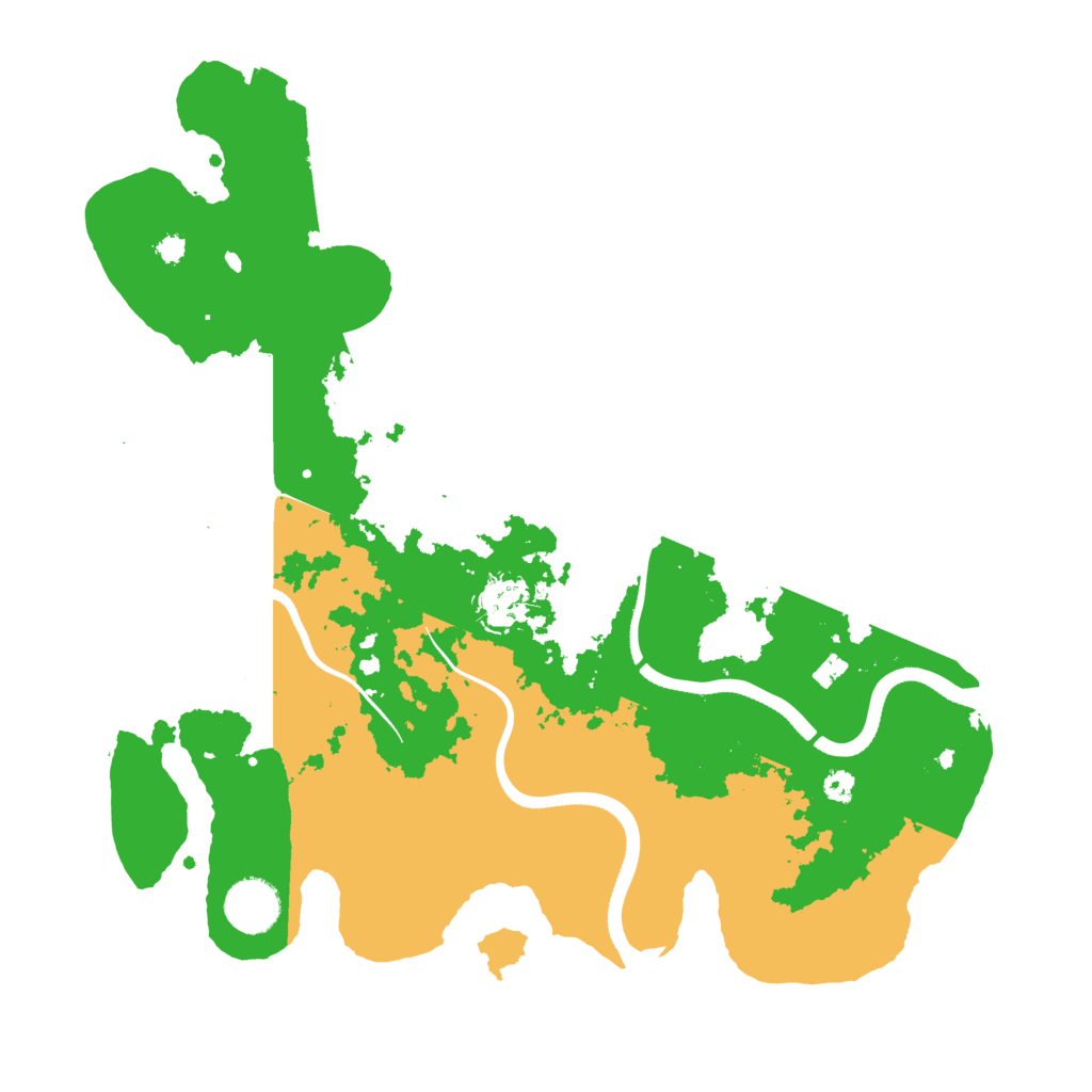 Biome Rust Map: Procedural Map, Size: 3500, Seed: 214238192