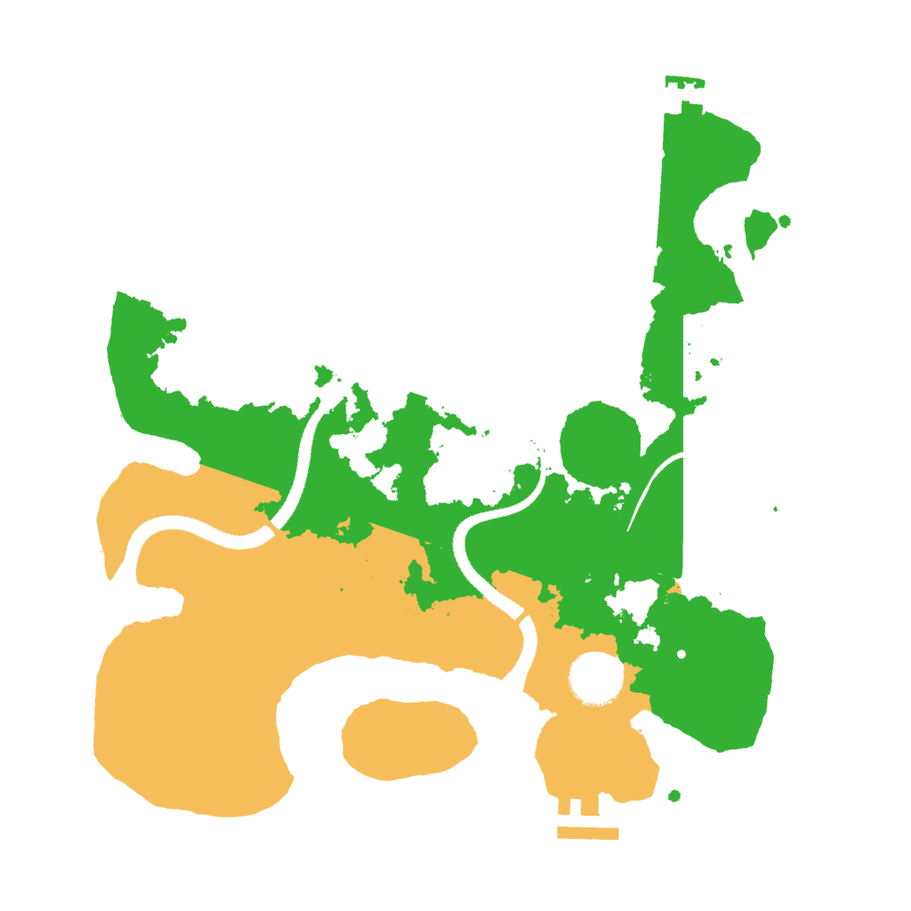 Biome Rust Map: Procedural Map, Size: 3000, Seed: 1285615740