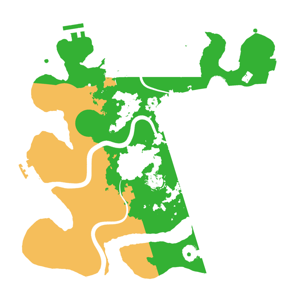 Biome Rust Map: Procedural Map, Size: 3000, Seed: 1354631297