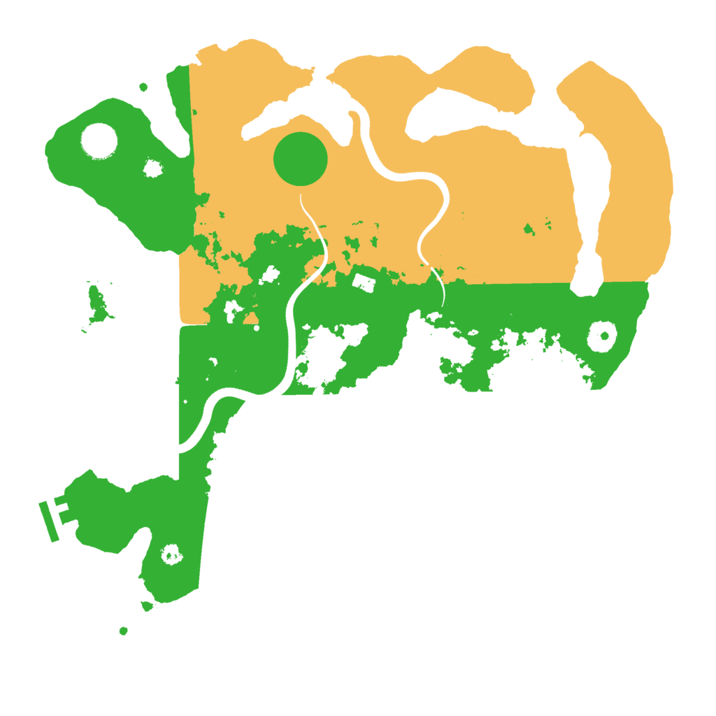 Biome Rust Map: Procedural Map, Size: 3500, Seed: 827411280