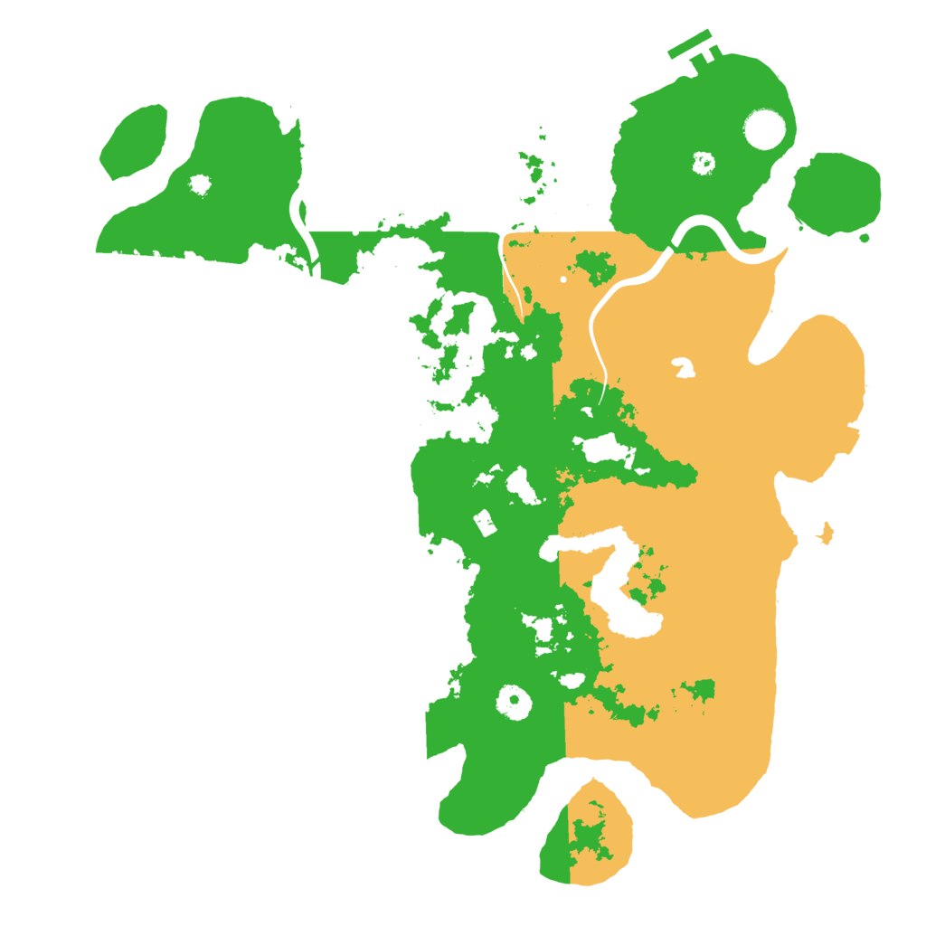 Biome Rust Map: Procedural Map, Size: 4000, Seed: 98562