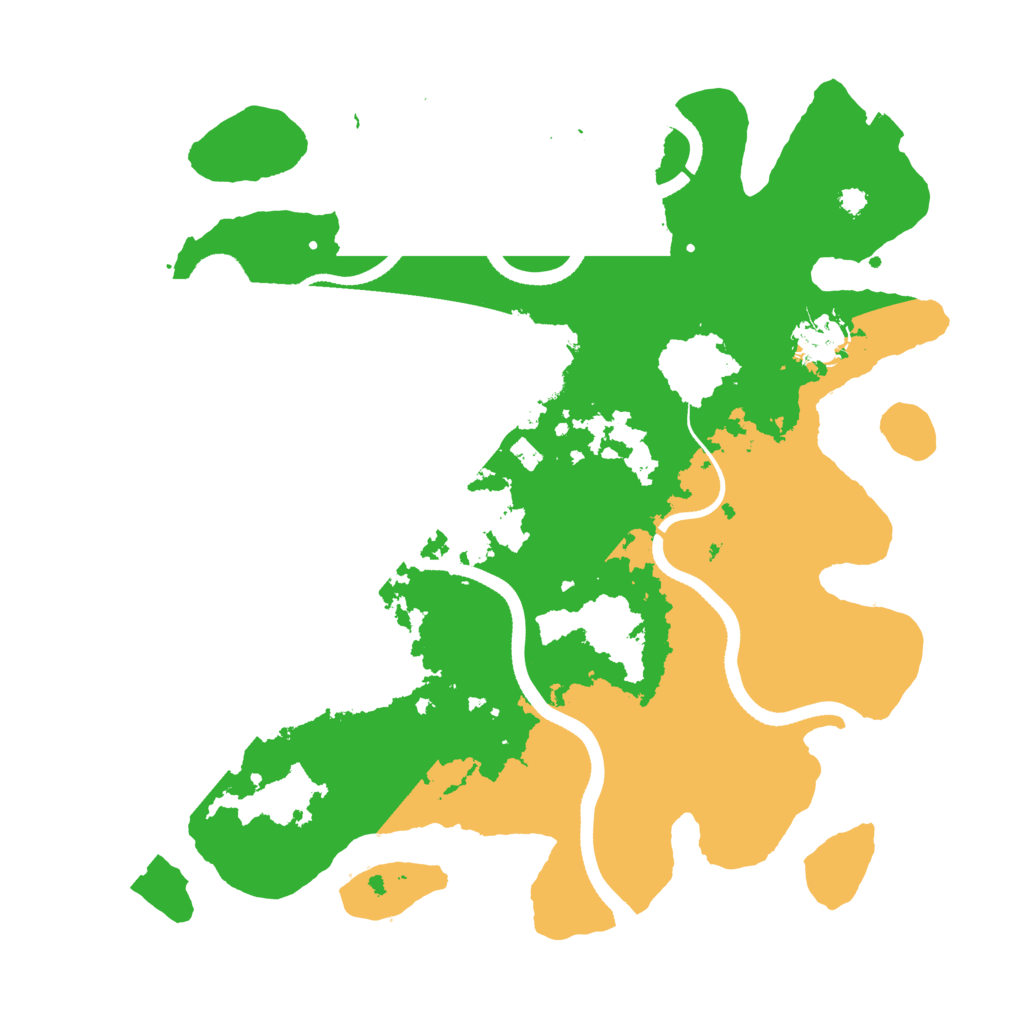 Biome Rust Map: Procedural Map, Size: 3500, Seed: 1782511617