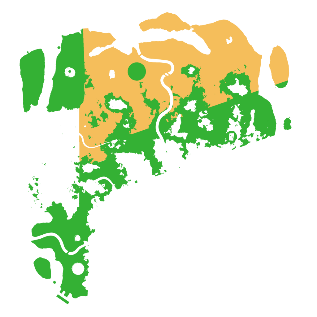 Biome Rust Map: Procedural Map, Size: 4600, Seed: 76546753