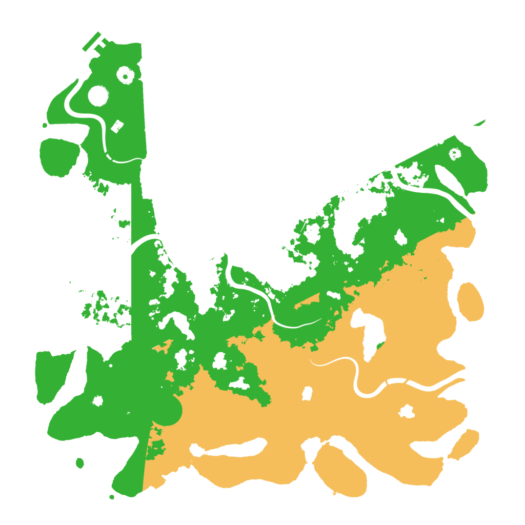 Biome Rust Map: Procedural Map, Size: 4500, Seed: 1564643165