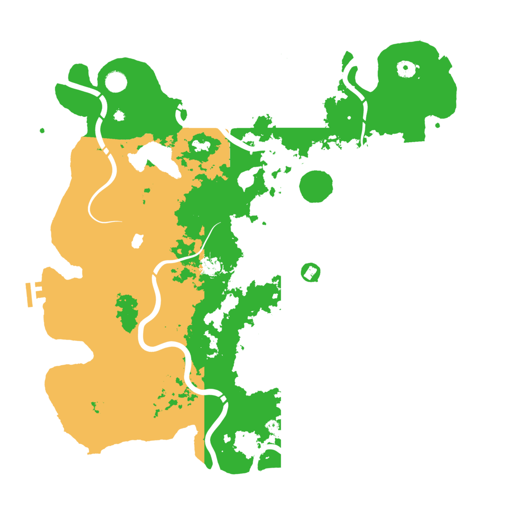 Biome Rust Map: Procedural Map, Size: 4250, Seed: 29322