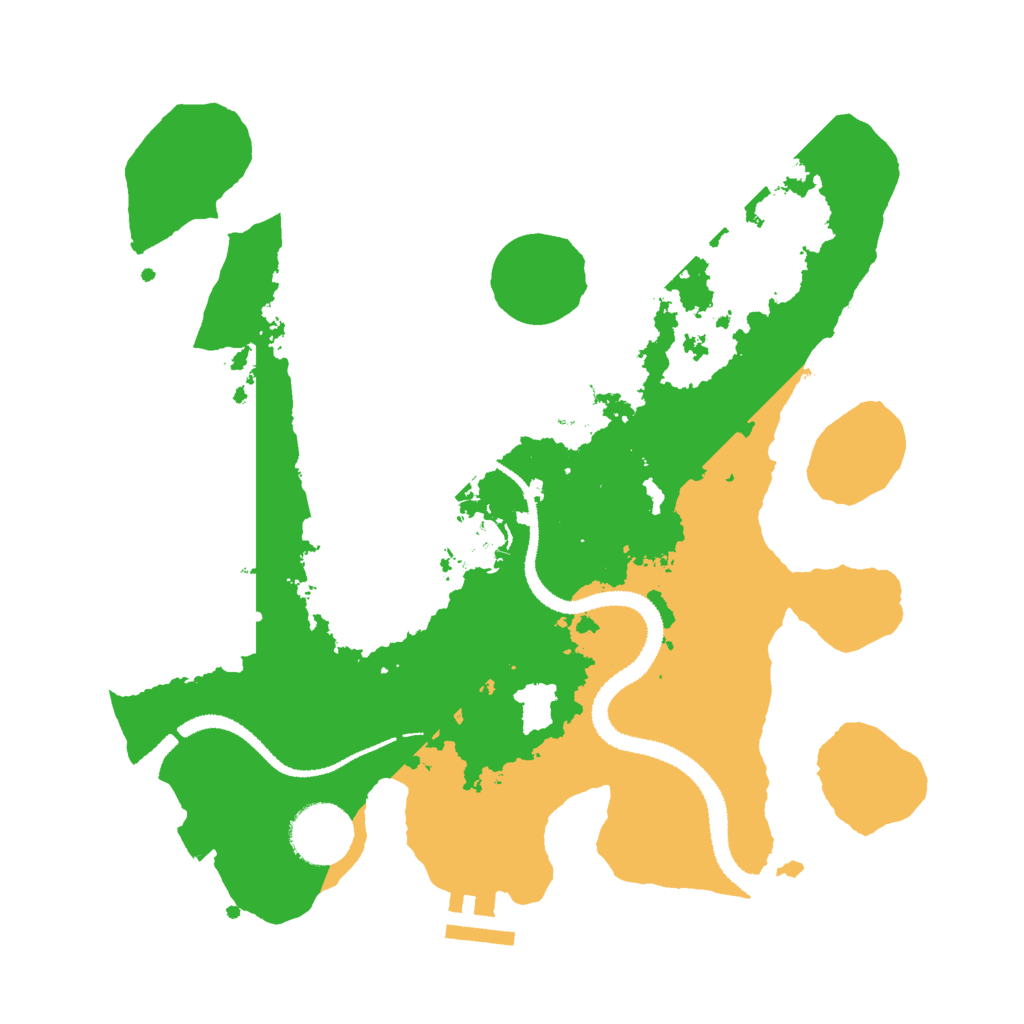 Biome Rust Map: Procedural Map, Size: 3000, Seed: 125423