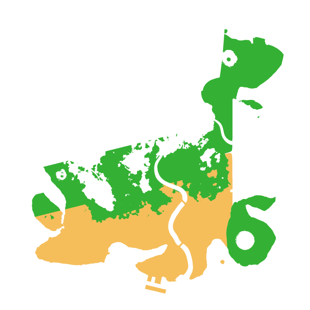 Biome Rust Map: Procedural Map, Size: 3000, Seed: 944225501