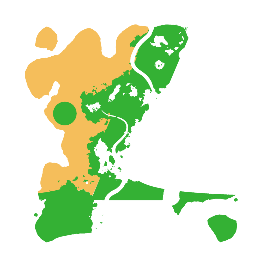Biome Rust Map: Procedural Map, Size: 3000, Seed: 959774
