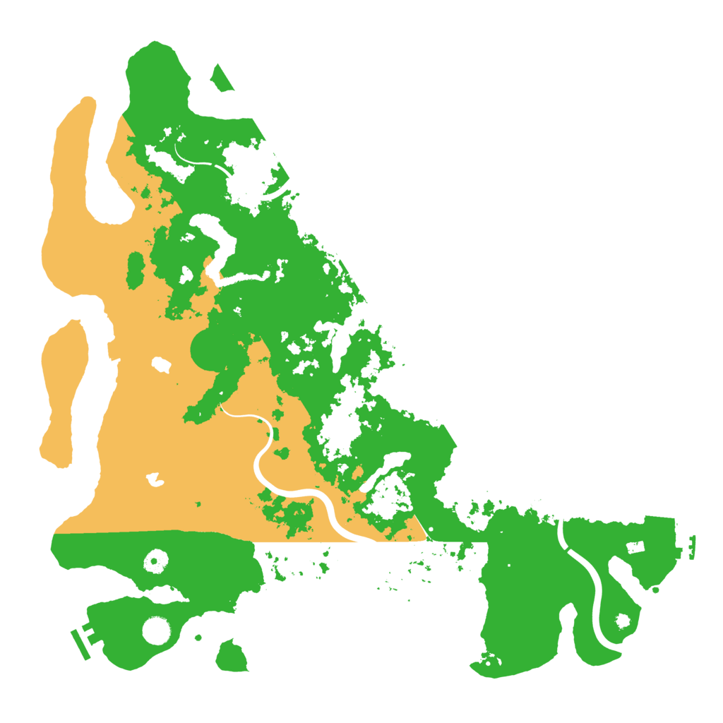 Biome Rust Map: Procedural Map, Size: 4500, Seed: 2129180949