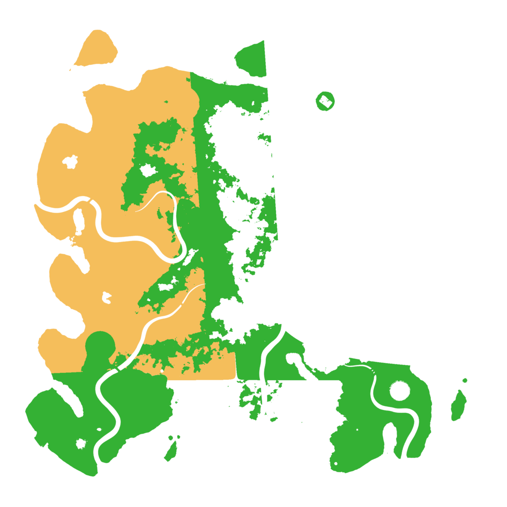 Biome Rust Map: Procedural Map, Size: 4500, Seed: 1238716174