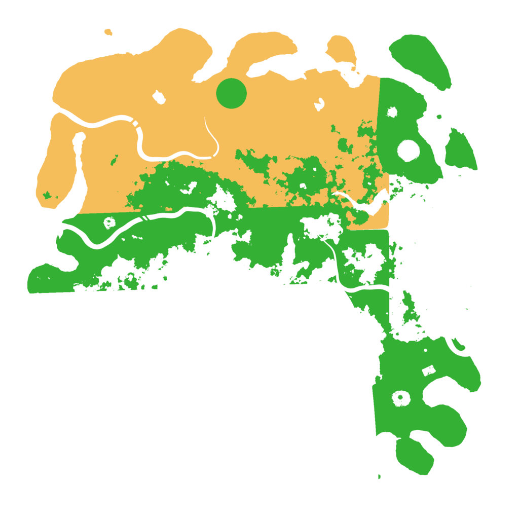 Biome Rust Map: Procedural Map, Size: 4500, Seed: 389076