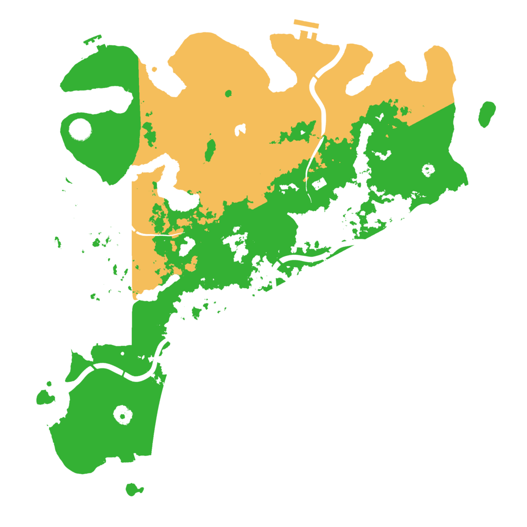 Biome Rust Map: Procedural Map, Size: 4250, Seed: 808820039