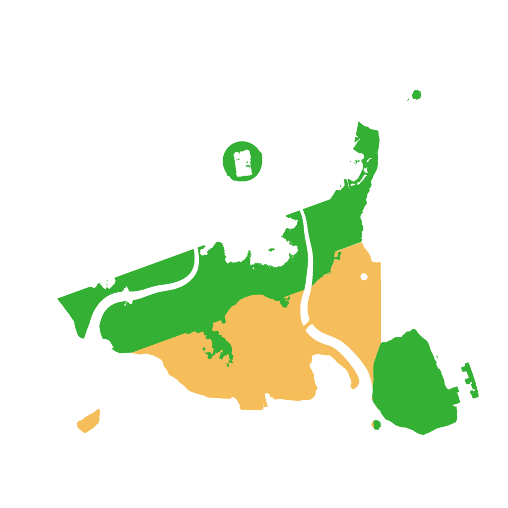 Biome Rust Map: Procedural Map, Size: 2150, Seed: 219031244