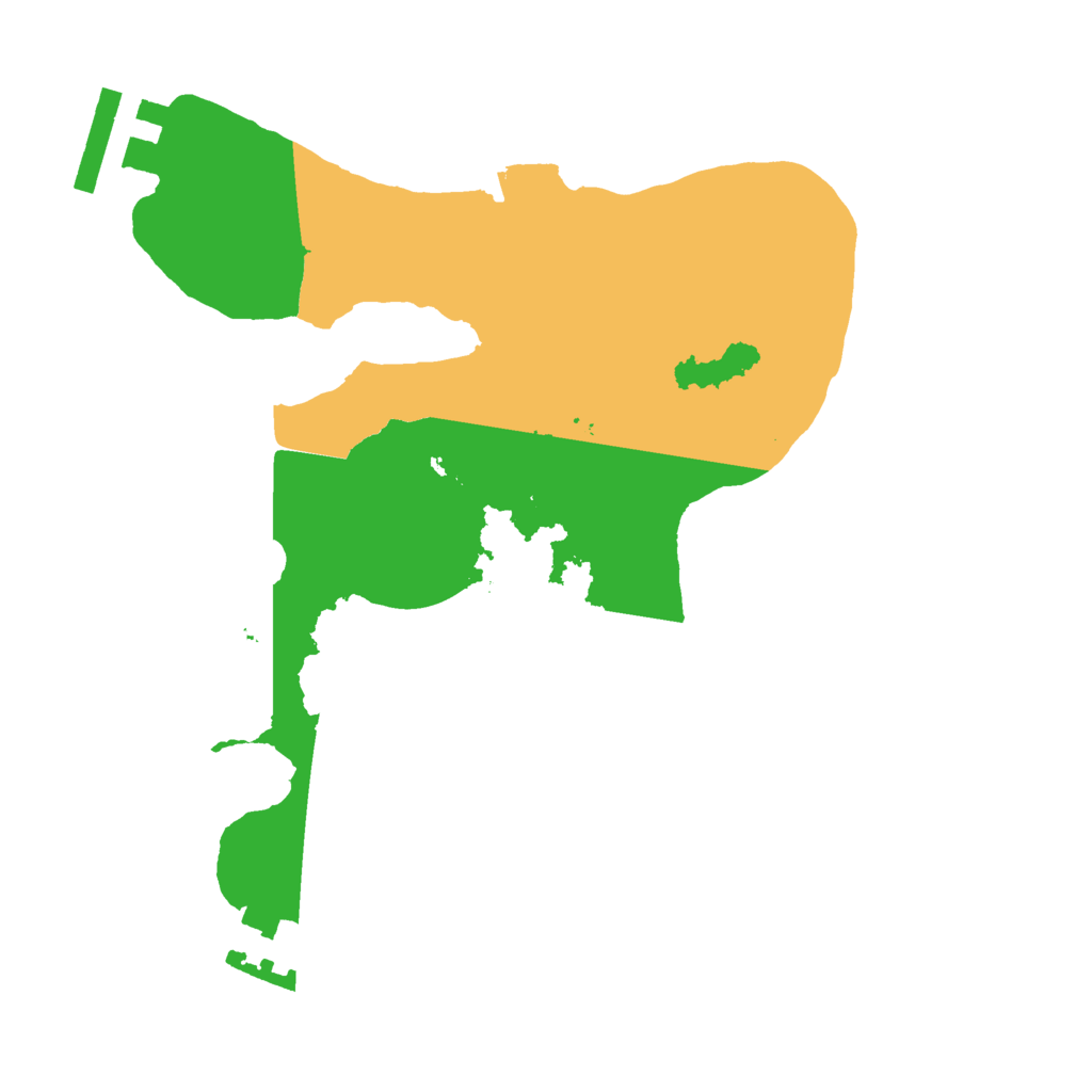 Biome Rust Map: Procedural Map, Size: 2100, Seed: 14021985