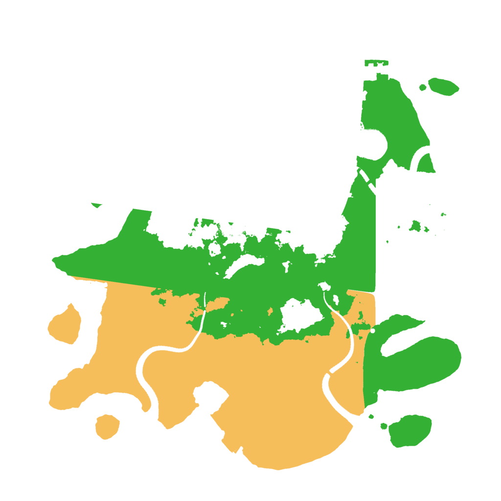 Biome Rust Map: Procedural Map, Size: 3000, Seed: 872364992