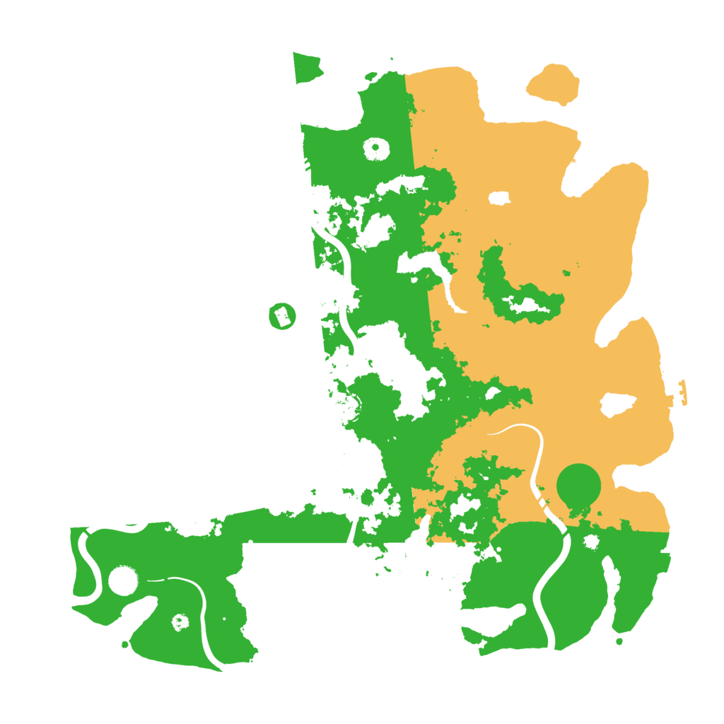 Biome Rust Map: Procedural Map, Size: 4300, Seed: 89015
