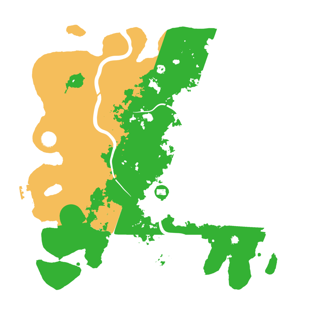 Biome Rust Map: Procedural Map, Size: 3600, Seed: 1848628961