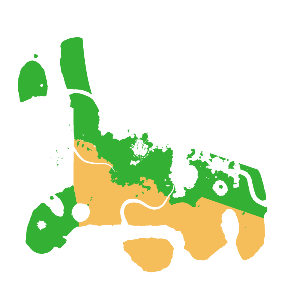 Biome Rust Map: Procedural Map, Size: 3000, Seed: 584525