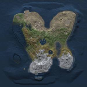 Thumbnail Rust Map: Procedural Map, Size: 2009, Seed: 50000, 5 Monuments