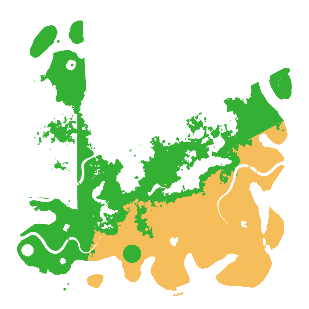 Biome Rust Map: Procedural Map, Size: 4500, Seed: 2043901738