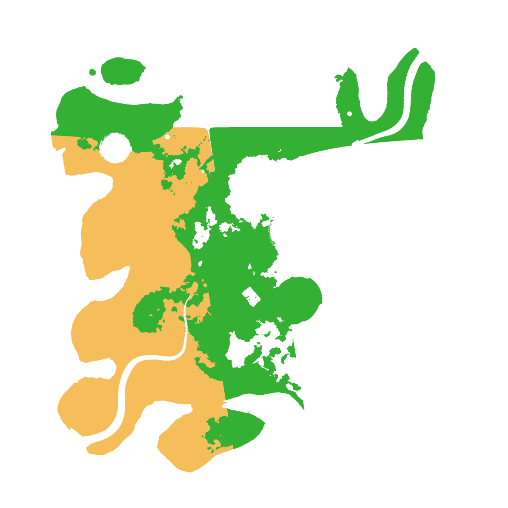 Biome Rust Map: Procedural Map, Size: 3000, Seed: 2476829