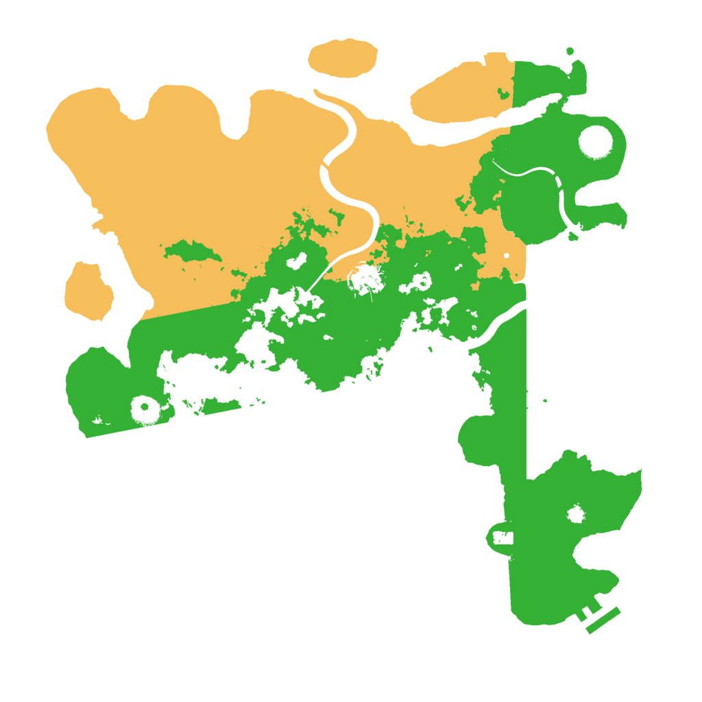 Biome Rust Map: Procedural Map, Size: 3700, Seed: 636