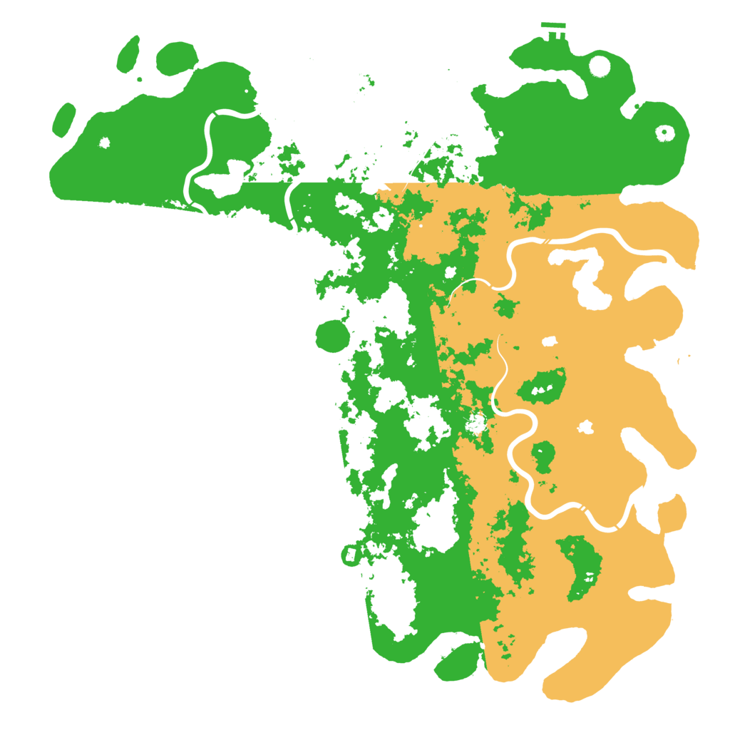 Biome Rust Map: Procedural Map, Size: 6000, Seed: 2394875
