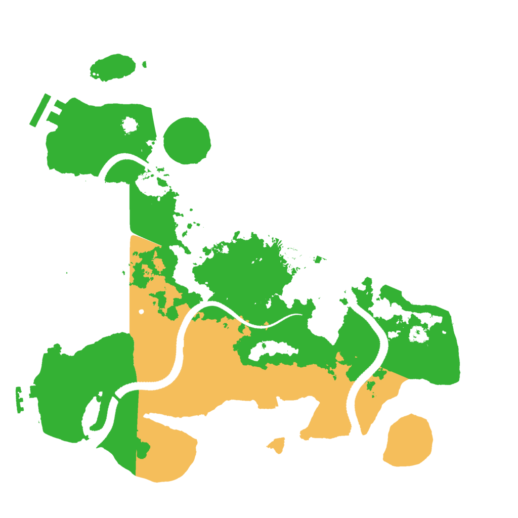 Biome Rust Map: Procedural Map, Size: 3000, Seed: 2025103115