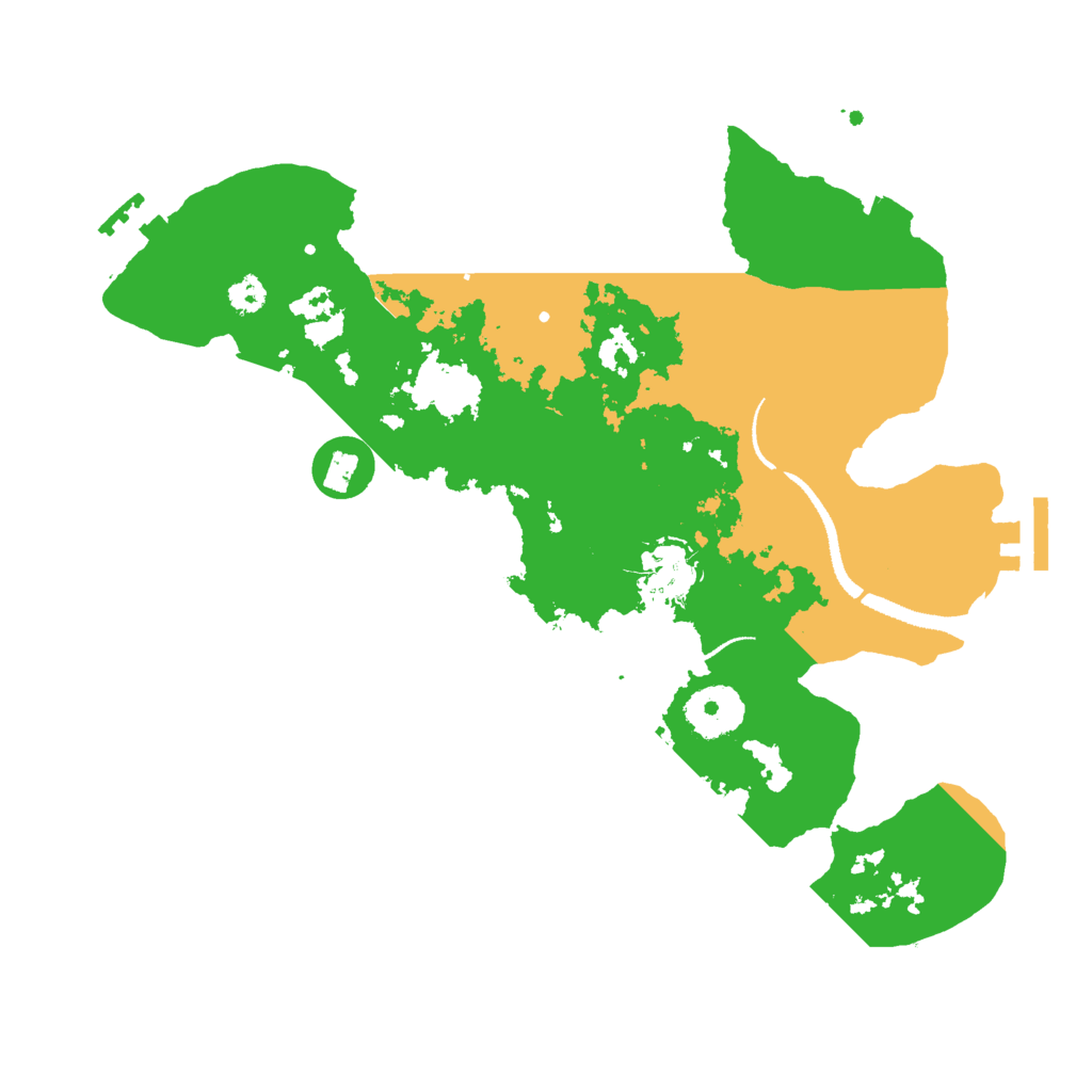 Biome Rust Map: Procedural Map, Size: 3000, Seed: 879578214