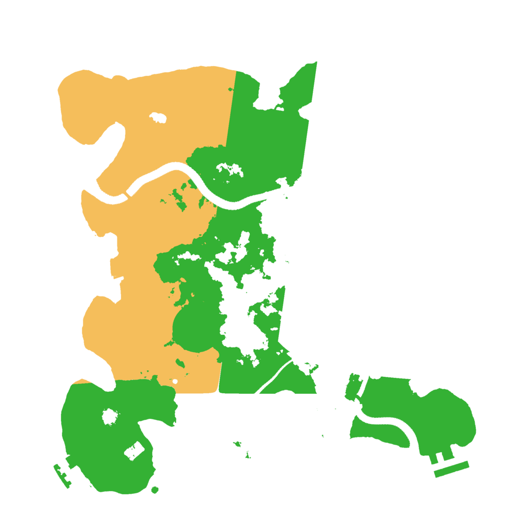 Biome Rust Map: Procedural Map, Size: 3000, Seed: 1743449334
