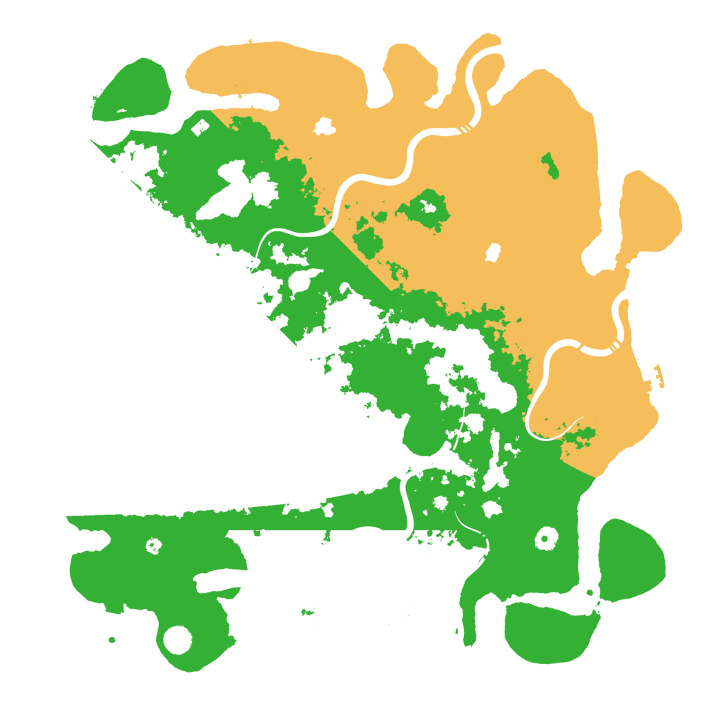 Biome Rust Map: Procedural Map, Size: 4500, Seed: 84481890