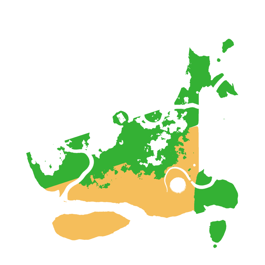 Biome Rust Map: Procedural Map, Size: 3000, Seed: 843694821