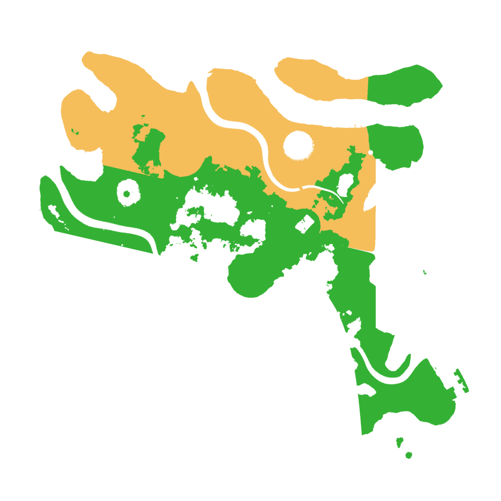 Biome Rust Map: Procedural Map, Size: 3000, Seed: 3479215