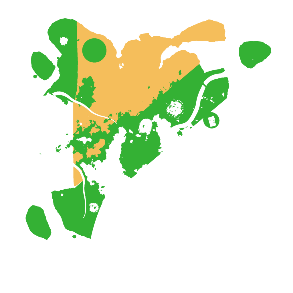 Biome Rust Map: Procedural Map, Size: 3200, Seed: 713192401