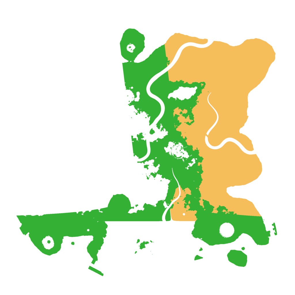 Biome Rust Map: Procedural Map, Size: 3600, Seed: 567889984