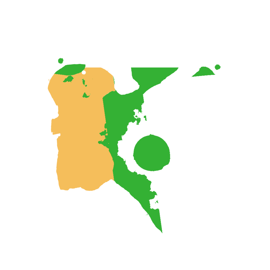 Biome Rust Map: Procedural Map, Size: 2000, Seed: 800