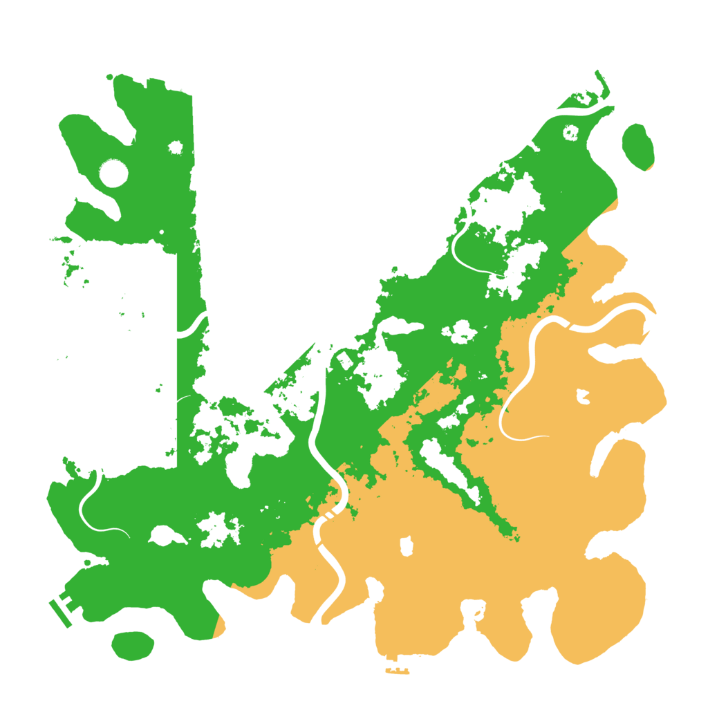 Biome Rust Map: Procedural Map, Size: 4500, Seed: 1314438036