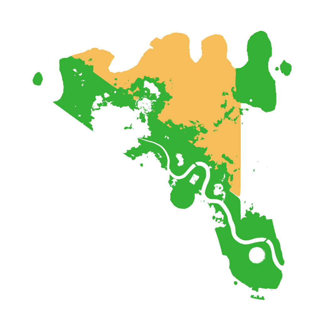 Biome Rust Map: Procedural Map, Size: 3500, Seed: 1515521319