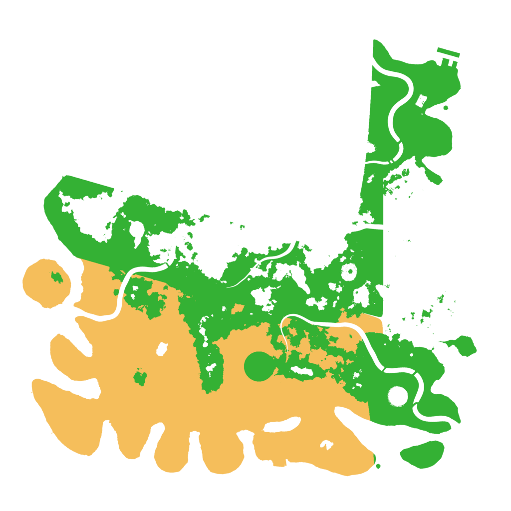 Biome Rust Map: Procedural Map, Size: 4500, Seed: 669094475