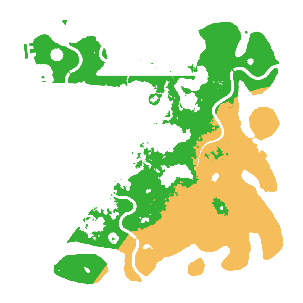 Biome Rust Map: Procedural Map, Size: 4200, Seed: 7071