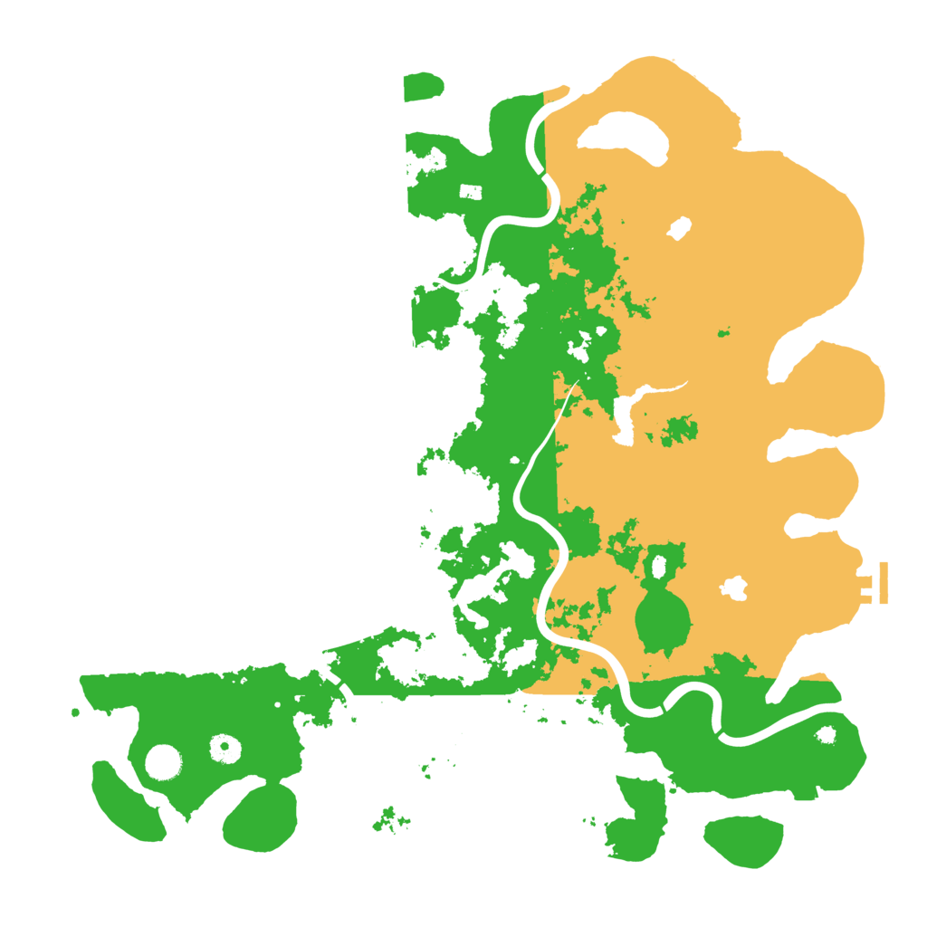 Biome Rust Map: Procedural Map, Size: 4500, Seed: 421054754