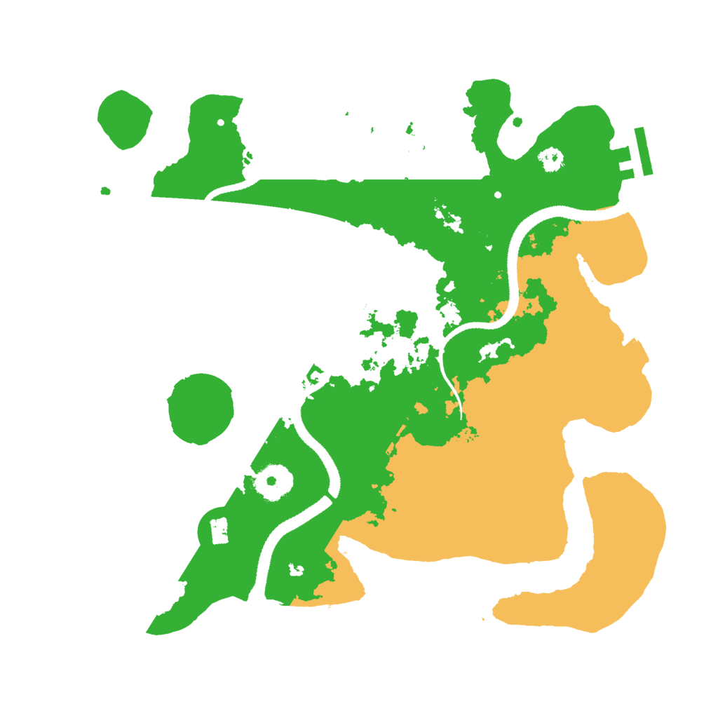 Biome Rust Map: Procedural Map, Size: 3000, Seed: 6500